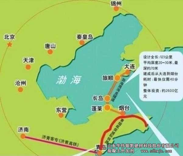 渤海湾海底隧道